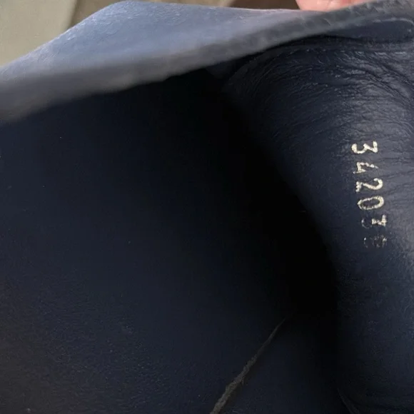 Gucci Men‘s lace up sneaker, blue. Size 9. - Picture 6 of 6